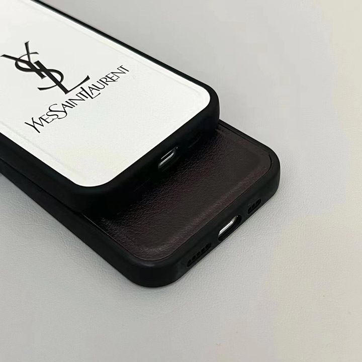 iPhone11 スマホケース ysl 皮製 メッキ