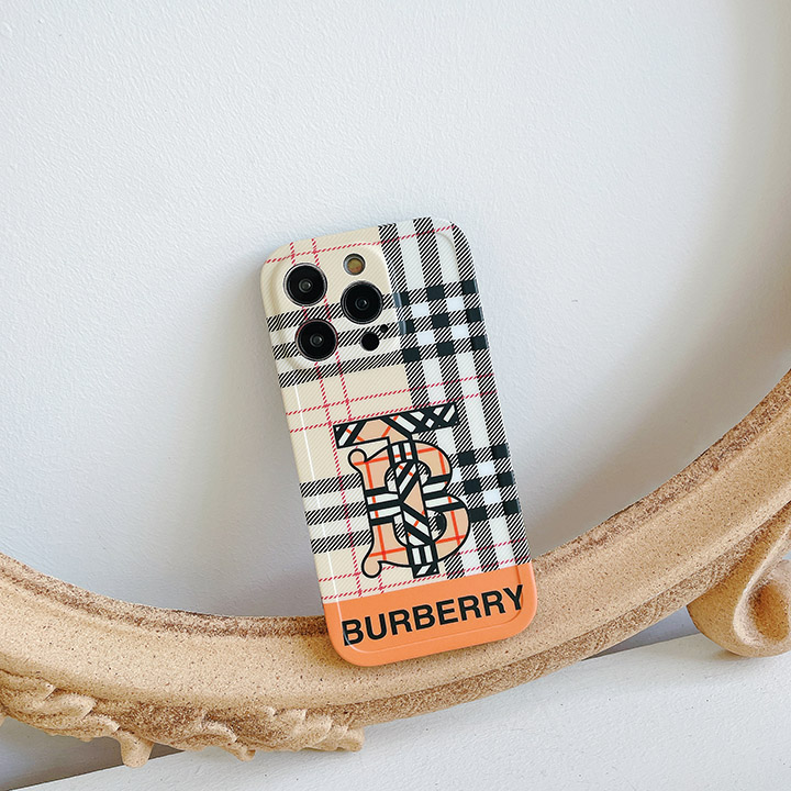 burberry スマホケース アイフォン15plus 