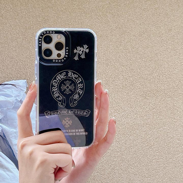 クロームハーツ風 スマホケース iphone 15プラス 