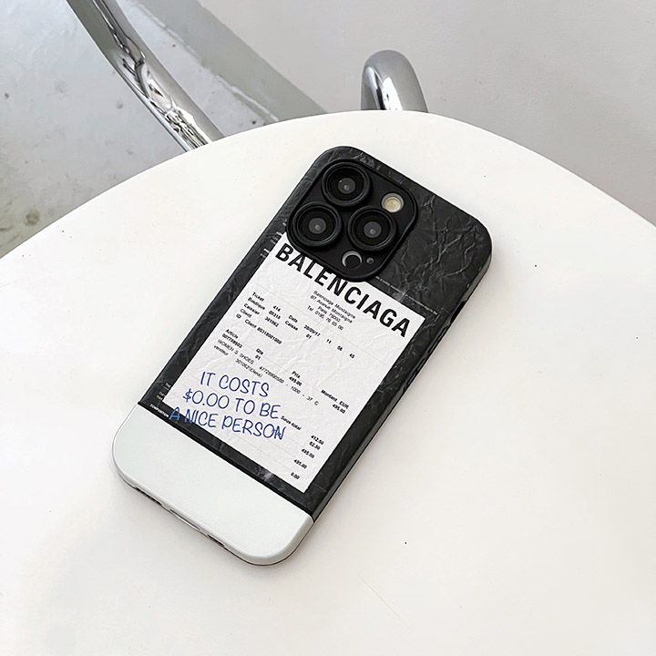 バレンシアガ風 iphone15 携帯ケース 